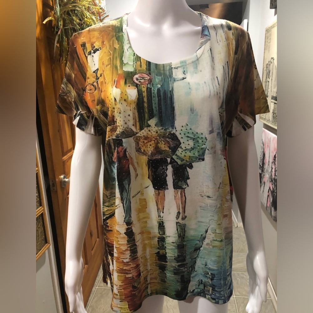 Artistic Multicolor Women Top by Creation